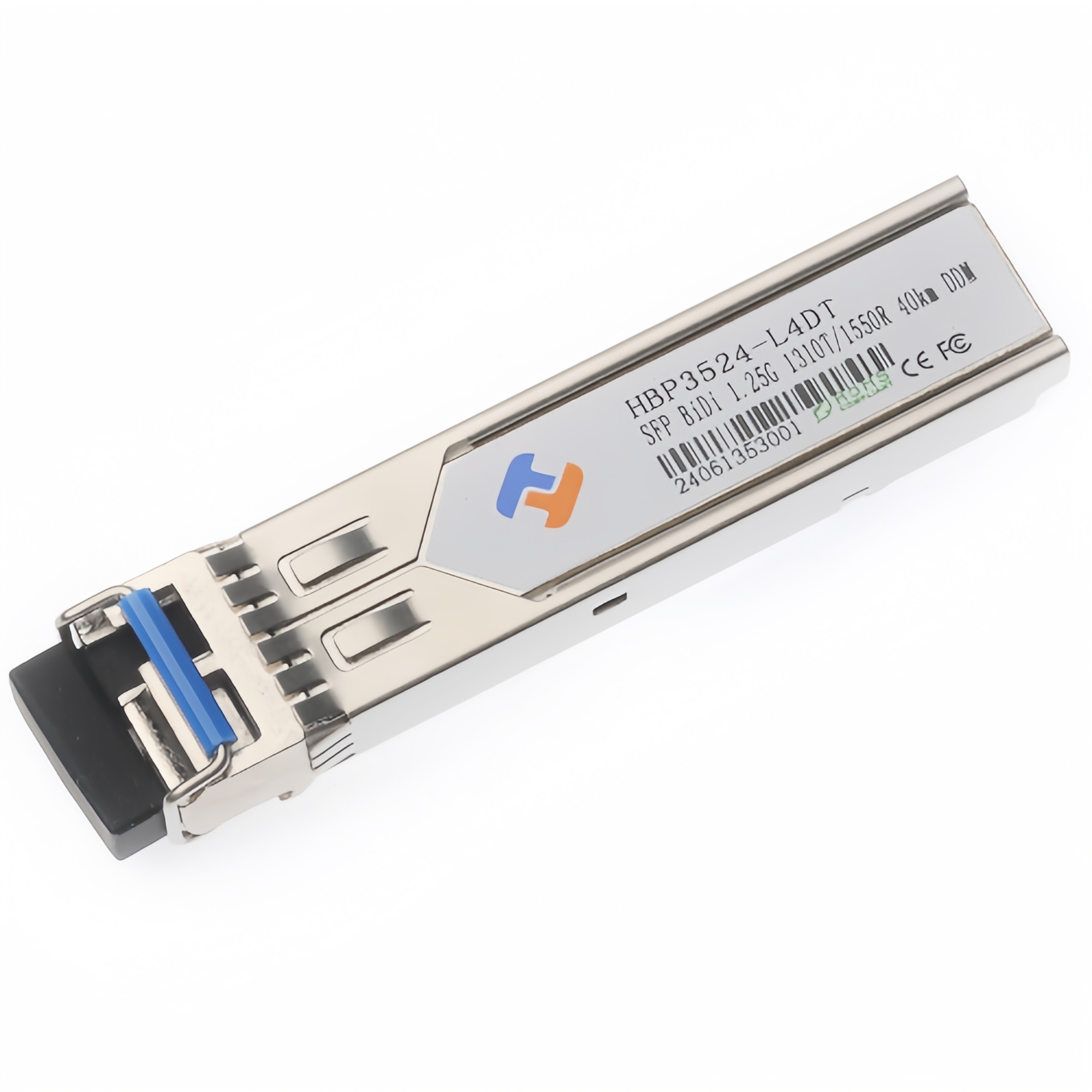 SFP 1.25G 单纤 1310nm TX / 1550nm RX 40km