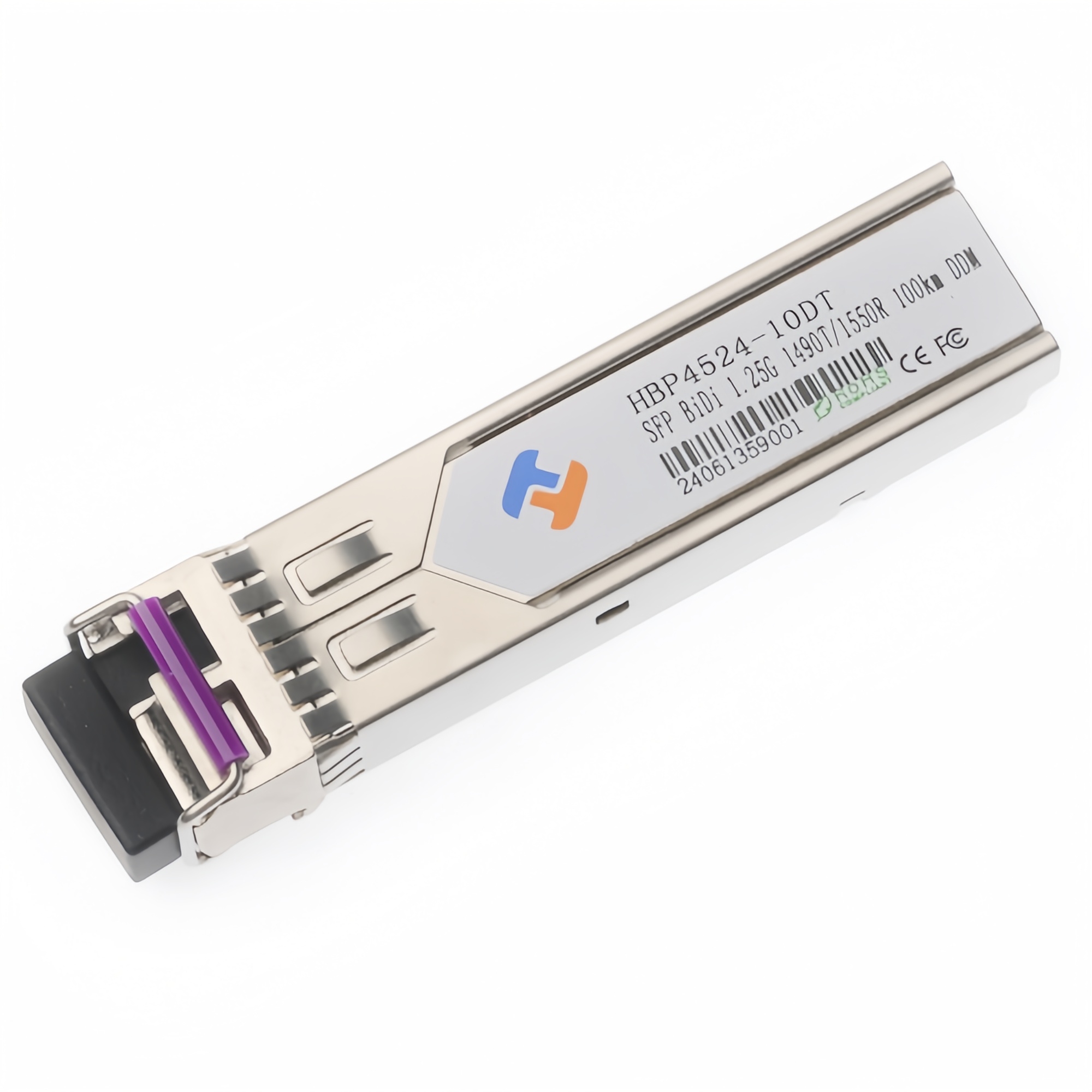 SFP 1.25G 单纤 1490nm TX / 1550nm RX 100km